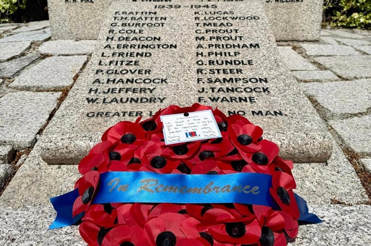 The service was a chance for students from Duchy College's MaPS Academy to understand the sacrifice made during World War II to secure the freedom we enjoy, and publically say 'thank you'. (Picture: St Mary's Parish Church)