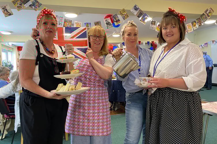Volunteers and staff were dressed as land girls for a 1940s singalong at Tavistock Area Support Services (TASS) to mark VE Day 80.