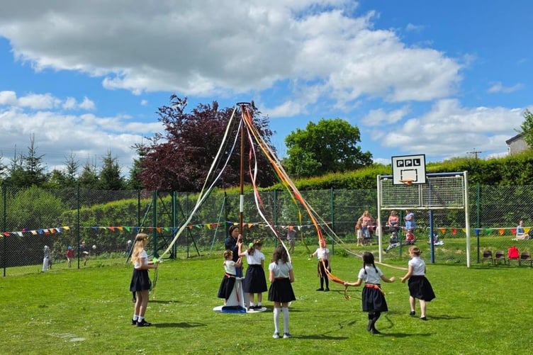 The Harrowbarrow and Metherell May Day featured the traditional dancing around the Maypole with the attendance of the May King and Queen. (Picture: Rob Schnepp)