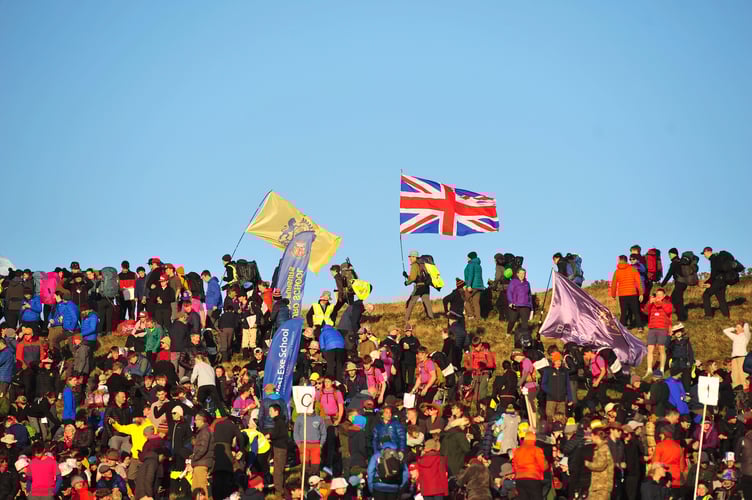 Start line of the Ten Tors Challenge