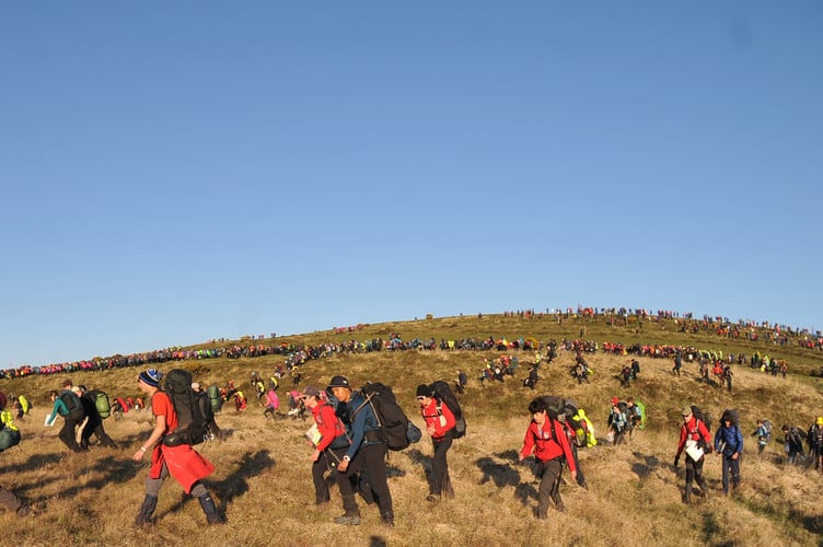 Ten Tors 2025 Teams head off across Dartmoor at the start of this year's event