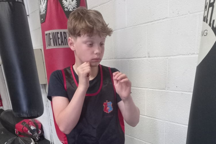 Tavistock boxer Axel Shewry.