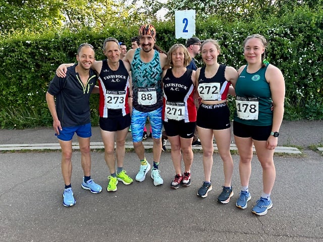 Tavistock Athletic Club members at the Run Exe 5k