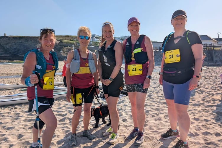 Members of Okehampton Running Club took part in the Copper Trail on the north Cornwall coast.