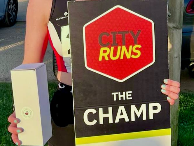 Charlotte Walker of Tavistock Athletic Club was the Run Exe 5k winner