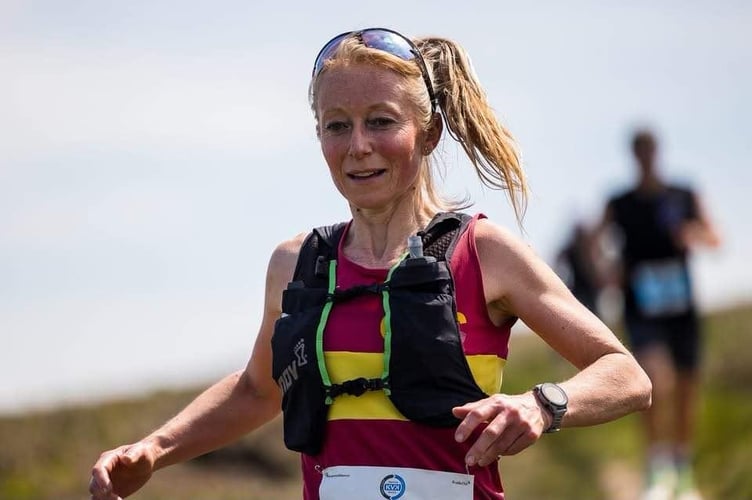 Taking part in the Kernow Vertical Kilometre.