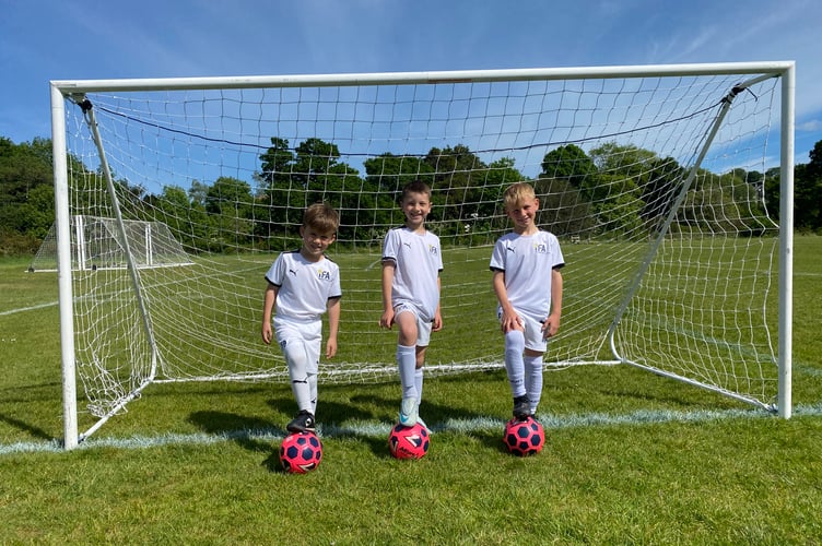 Jack Williams, Reuben Aggiss and Marley Alford represented Tavistock Independent Football Academy at an international school boy tournament.