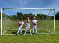 Young footballers' once-in-a-lifetime clash 