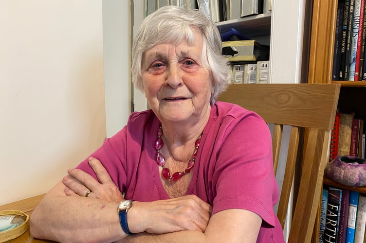 Jill Fitzsimmons, of Horrabridge, remembers the euphoria on VE Day in London as she joined the crowds. 