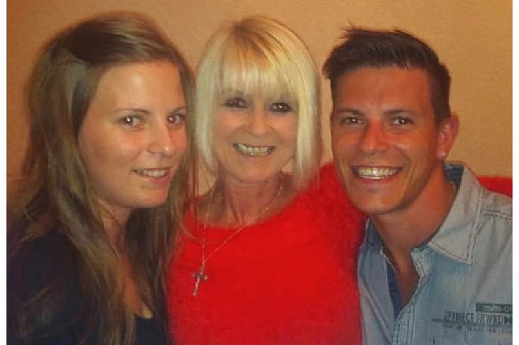 Dawn Krotke and children Holly and Sebastian