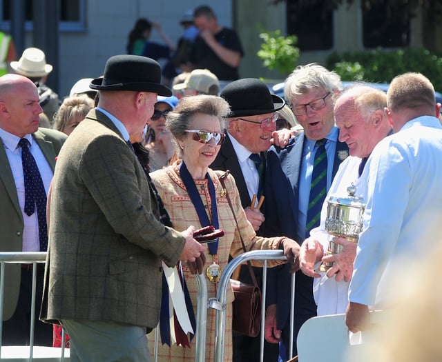 Princess Anne at Devon County Show