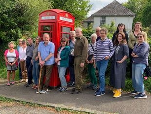 Mary Tavy celebrates official opening of red phone box museum  