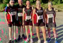 Tavistock Athletic Club quintet in Ivybridge 10k action