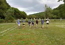 Coach Rob leads Okehampton Running Club Cto50k marathon event