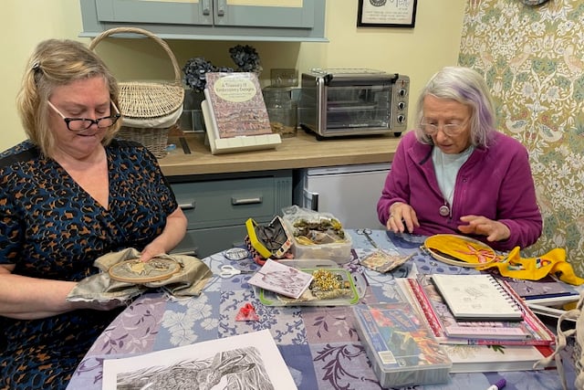 University of the Third Age embroiderers will be exhibiting their original works in Tavistock Library at the beginning of June.