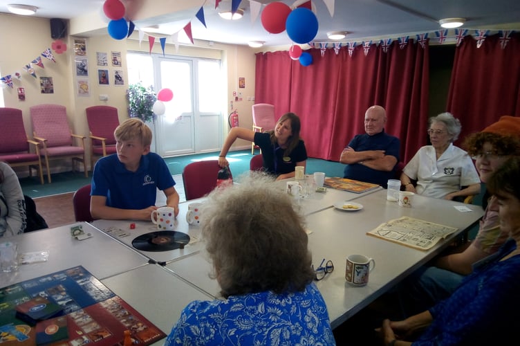 Tavistock Memory Cafe and Tavistock Youth Cafe getting together to cross the generations.
