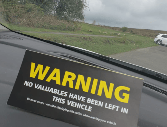 Police warn of car thieves on Dartmoor