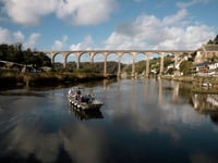 Calstock Ferry restarts, powered by solar