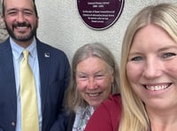 School plaque honours ex-pupil's innovation award