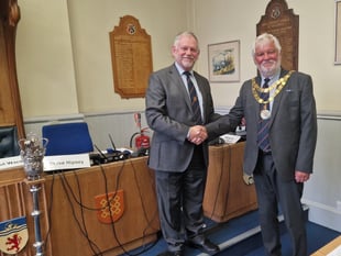New town mayor is ex-naval officer 