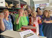 Charity shop reopens after flood rescue