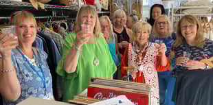 Charity shop reopens after flood rescue