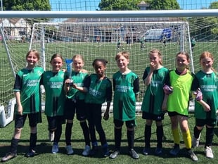 Triumph for village schoolgirl footballers