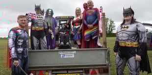Superheroes create village fun 