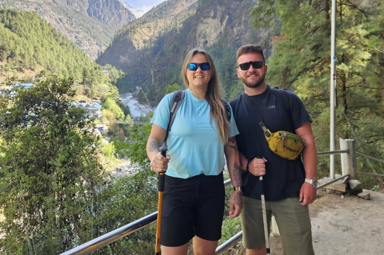 The couple are raising funds for British Heart Foundation and Man Down after Rebecca's Father who had poor mental health all his life, died unexpectedly from heart disease at just 56 years of age. (Picture: John Hole)