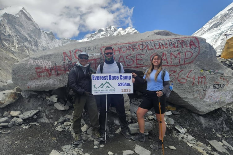 The trek to Everest base camp was a life-changing experience for the couple who chose to set out to do "something bold, unforgettable, and meaningful".