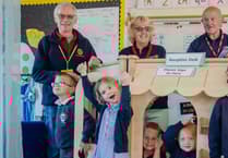 Boasley Cross Primary School pupils enjoy play equipment donations