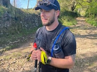  Long-distance walk in friend's memory