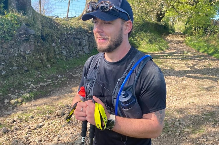 Danel Willis friend's charity Dartmoor walk for MIND. in Daniel'smemory