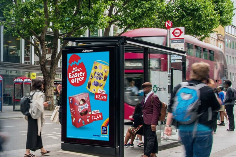 Aldi is inviting children in Devon schools to design a billboard.