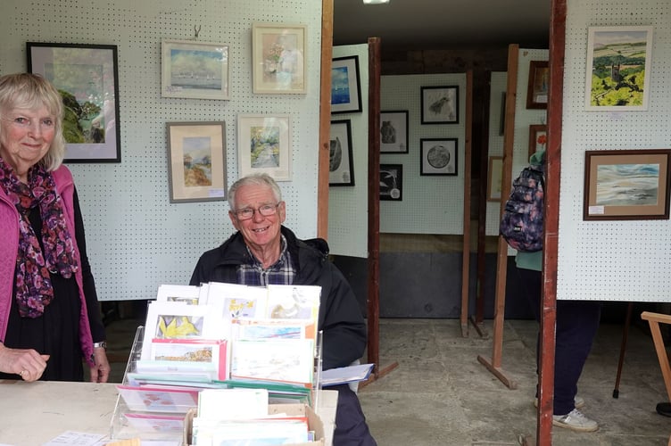 Bere Ferrers open gardens studio 4. Picture by Ann Parsons.