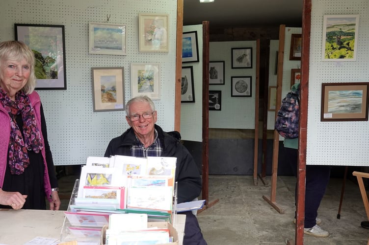 Bere Ferrers open gardens studio 4. Picture by Ann Parsons.