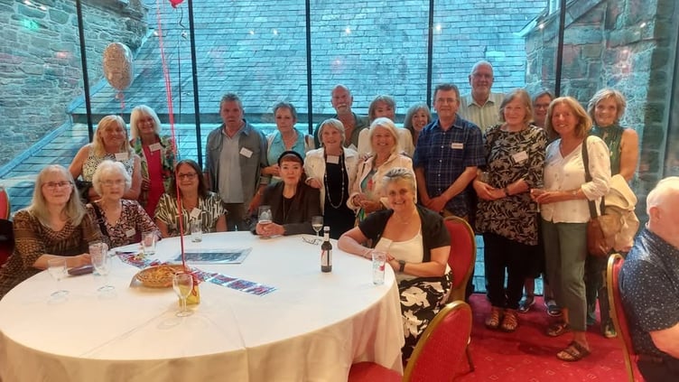 Members of the Tavistock Schools Reunion Association at their annual reunion at the Bedford Hotel in Tavistock.