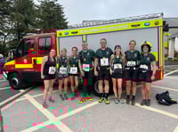 Firefighters' charity race