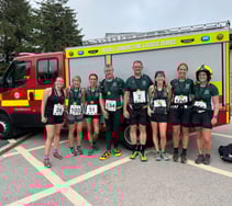 Firefighters' charity race