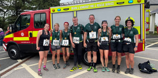Firefighters' charity race