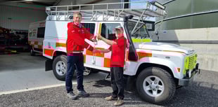  Rescue team's thanks for new vehicle
