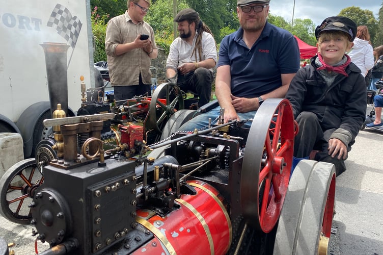 Tavistock Steam Fair mini loco