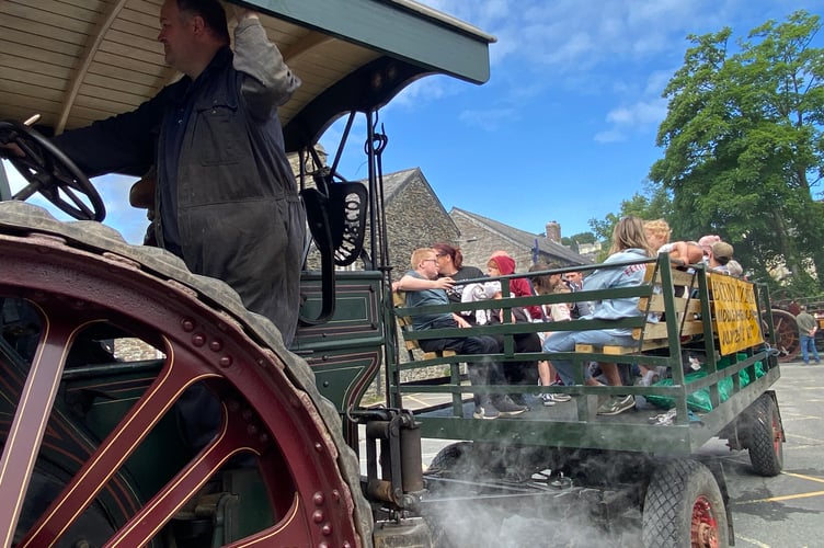 Tavistock Steam Fair public rides