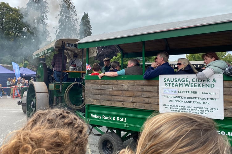 Tavistock Steam Fair  riding