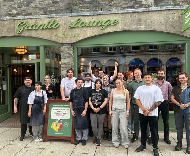 Watch: New cafe-bar opens in Tavistock