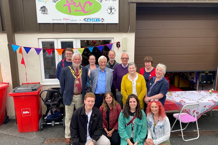 Tavistock Youth Cafe staff, users, volunteers and community backers celebrate 20 years of success with the Tavistock Youth Cafe.