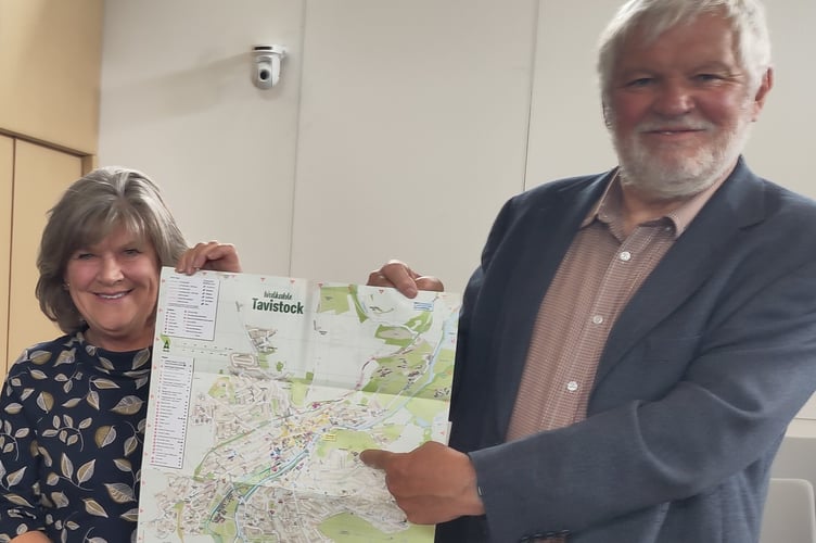 Walkability Active Devon Tavistock's new walkable town map unveiled | tavistock-today.co.uk
