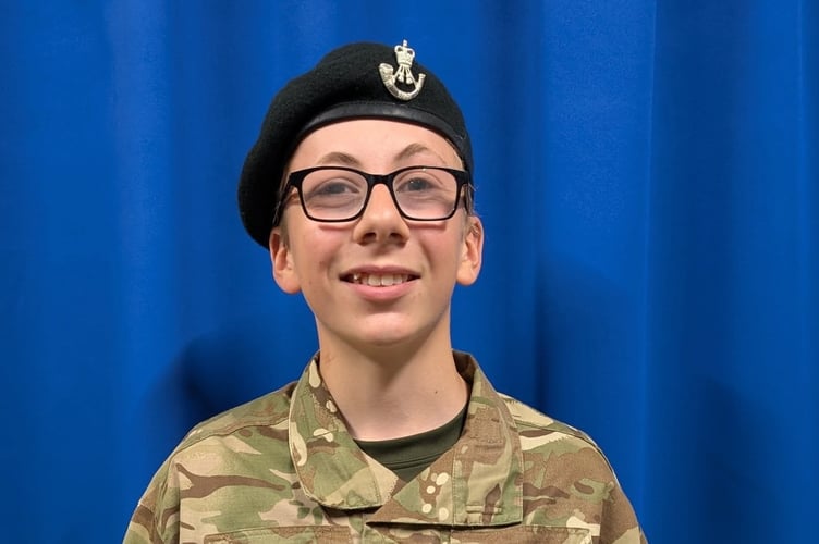 Cadet Grubb has been commended for his life-saving actions.