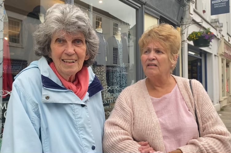 Faith Dingle and Sandra Thomas.