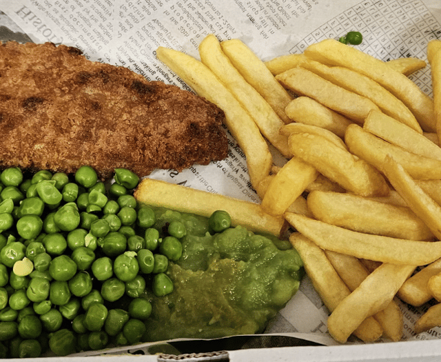 Nursing home celebrate fish and chip day